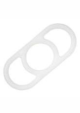 Commander Erection Enhancer Silicone Cock Ring - White